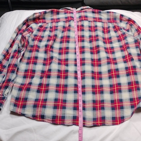 Weather proof men's long sleeves button down flannel shirt size 2X - Picture 10 of 13